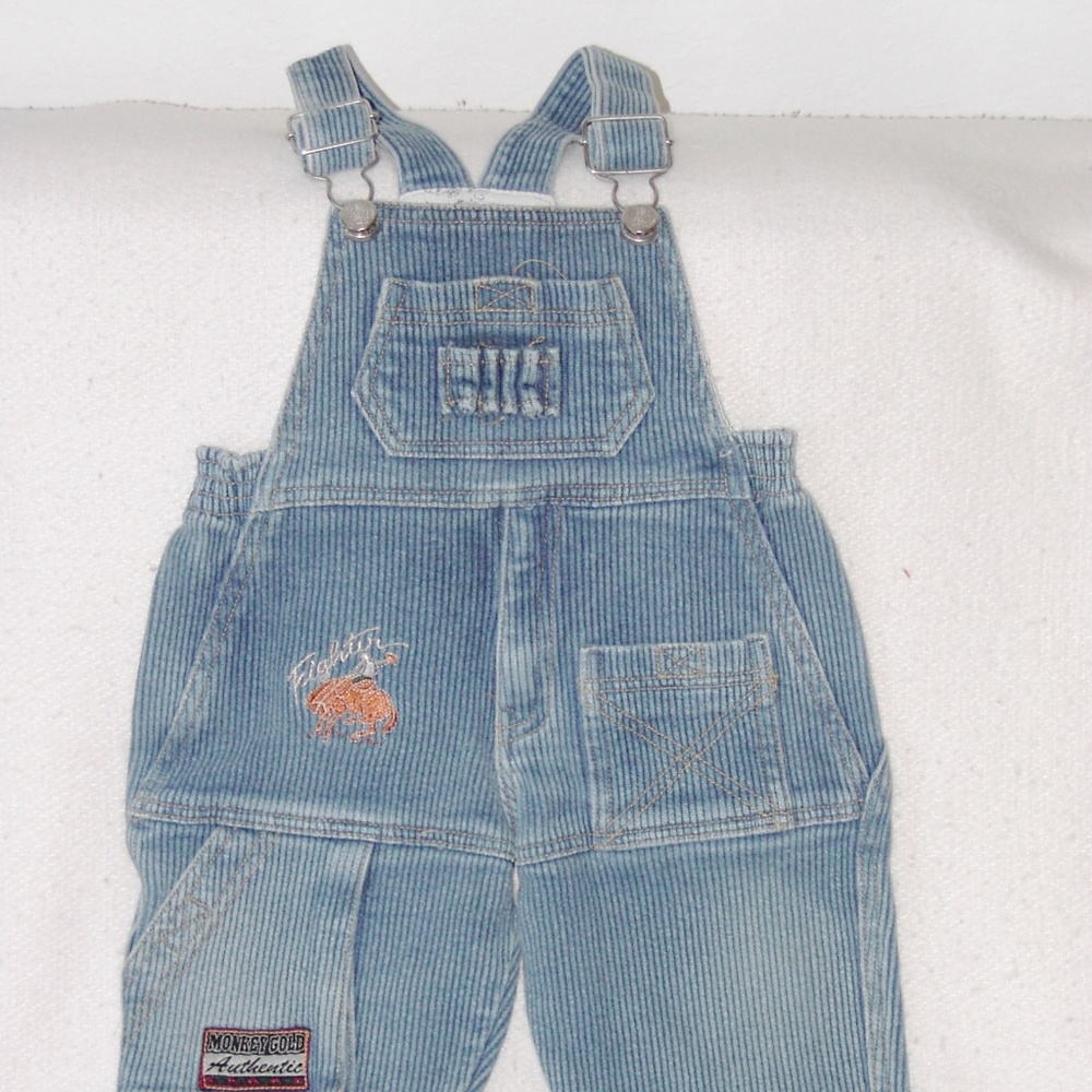 Ribbed denim romper. Size 2 (#EV680)